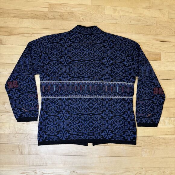 Peruvian Link Alpaca Collection Cardigan Sweater Full Zip Women's XL Peru Soft - Picture 4 of 8